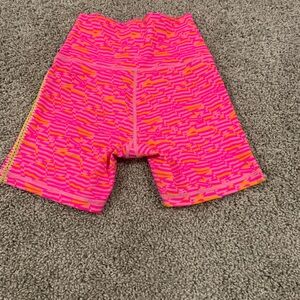Aerie Pink and Orange Athletic Shorts